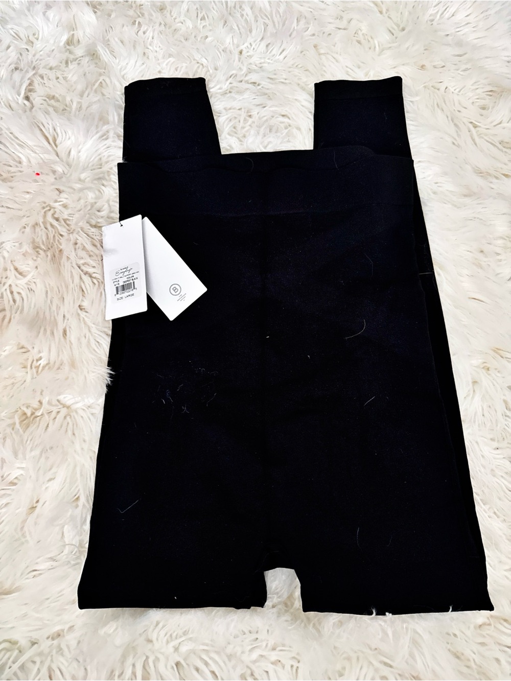 BLANQI Black High-Waist Shaping Leggings